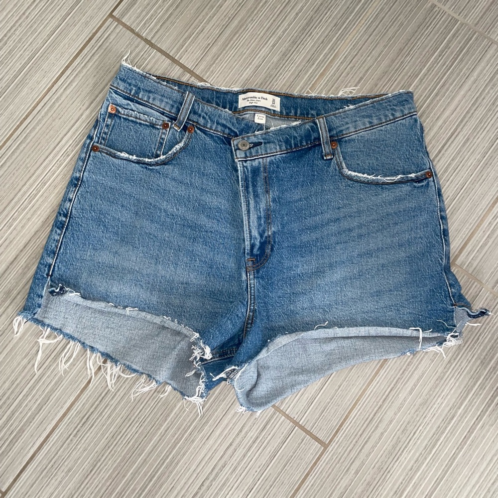 Abercrombie Blue Jean Shorts
